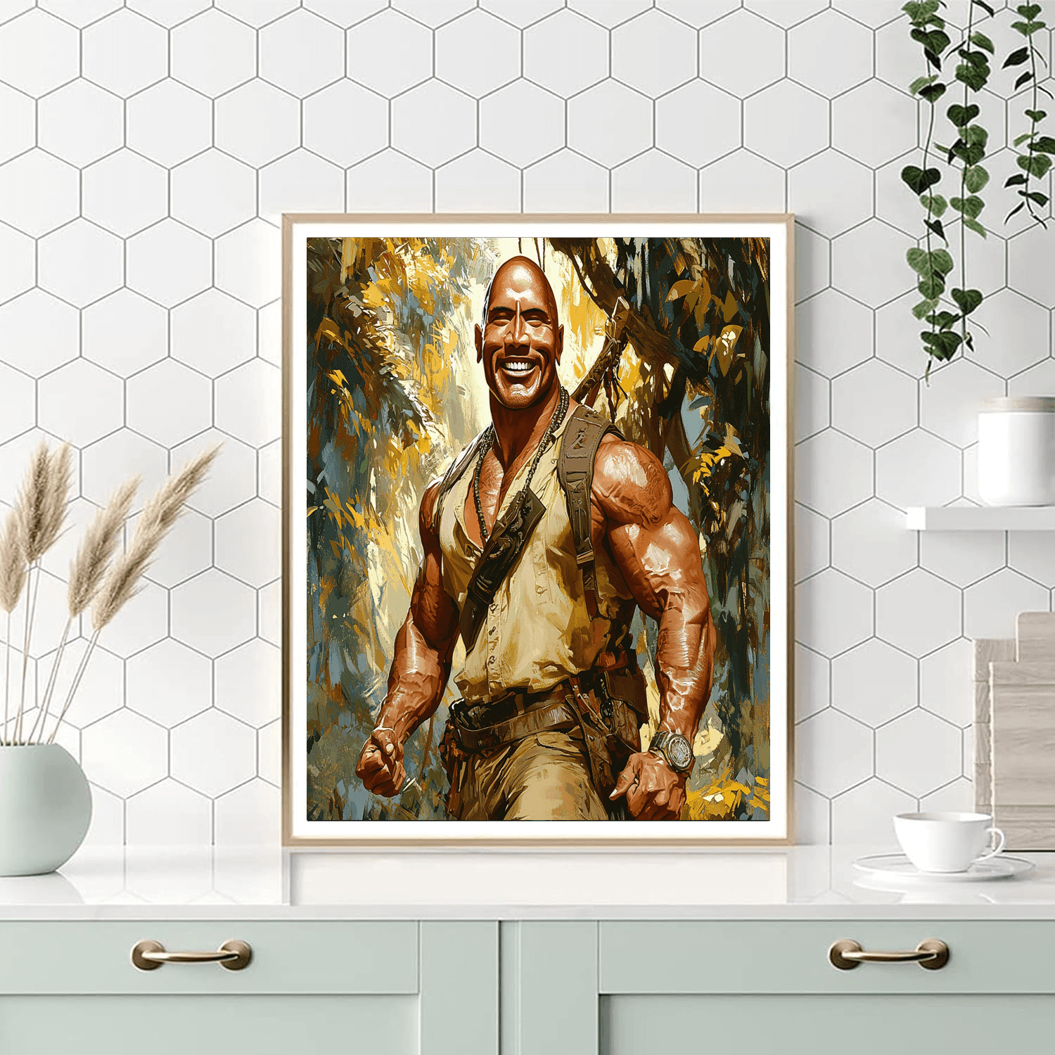 Dwayne Johnson: The Rock Of Hollywood Paint By Numbers