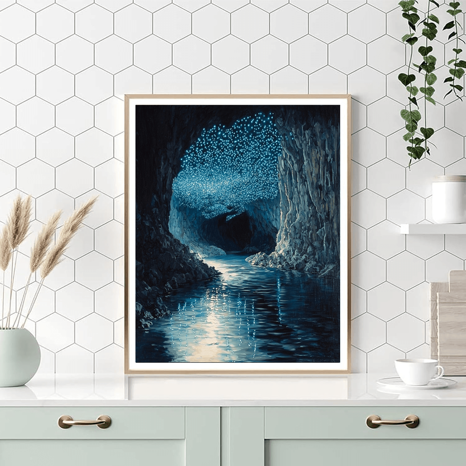 Glowworm Caves, Waitomo Painting Number Kit