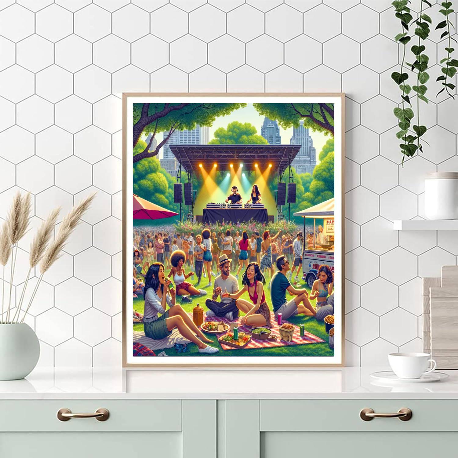 Piknic Electronik - Montreal, Canada Paint By Number