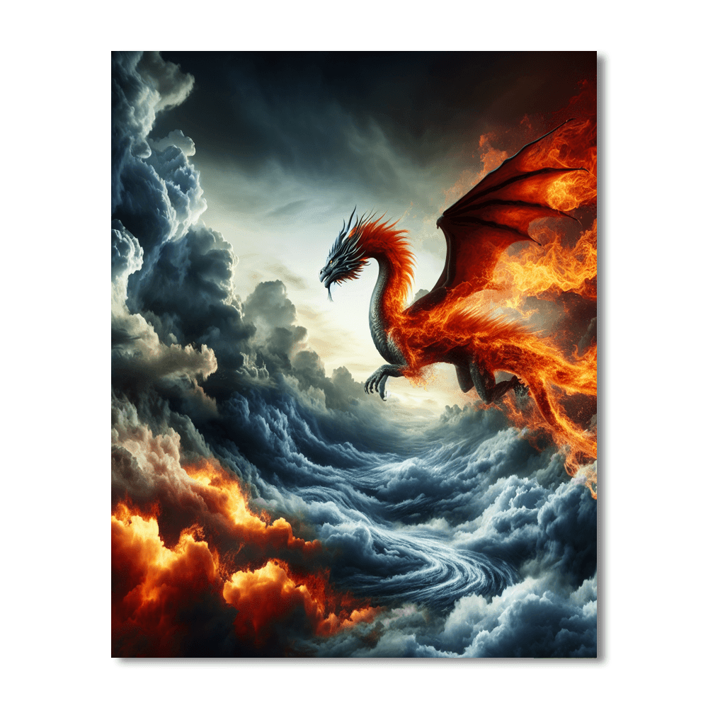 Dragon's Roar Painting By Numbers Kit