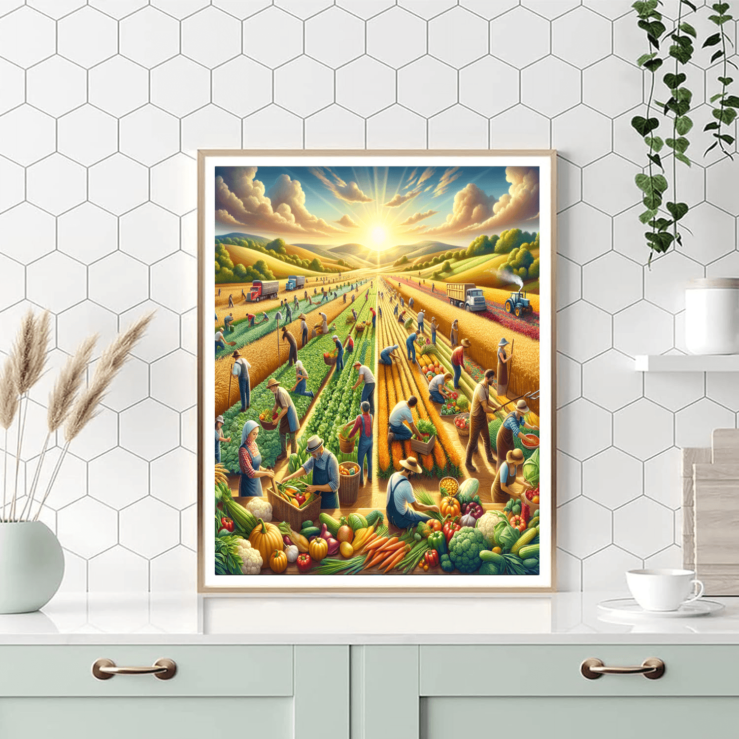 Joyful Farm Harvest Paint By Number