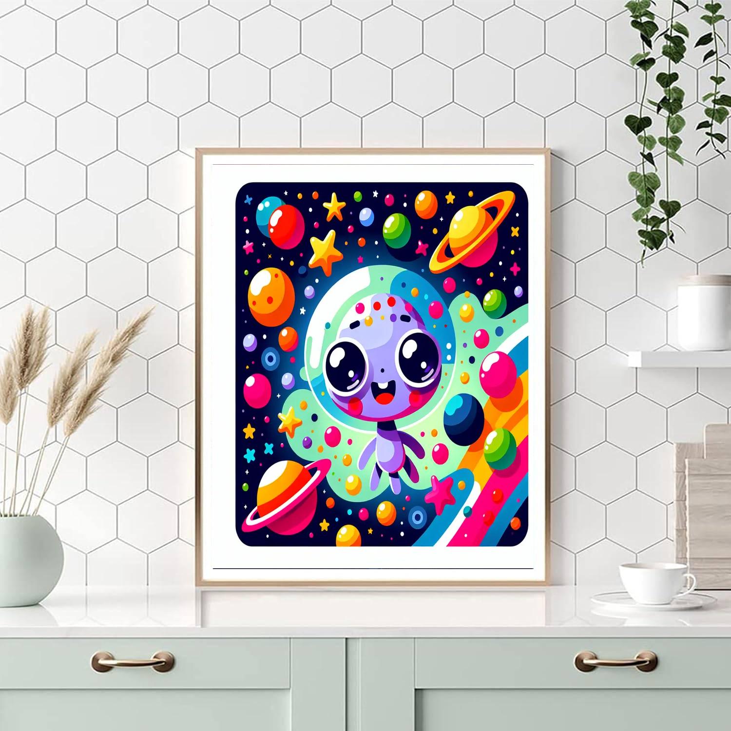 Exploring Alien Numbered Painting Kits