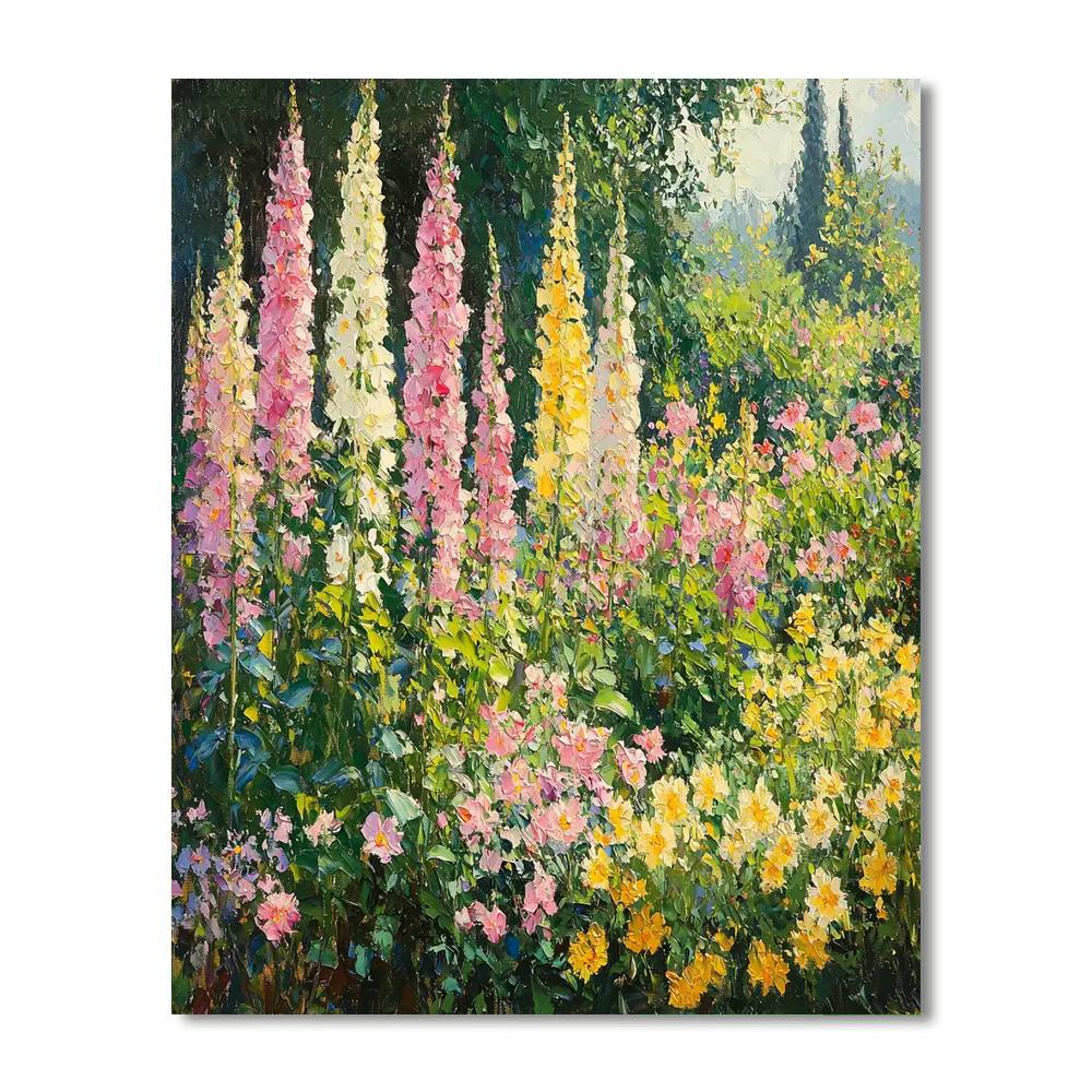 Claude Monet Inspired Radiant Garden Delight  Painting Number Kit