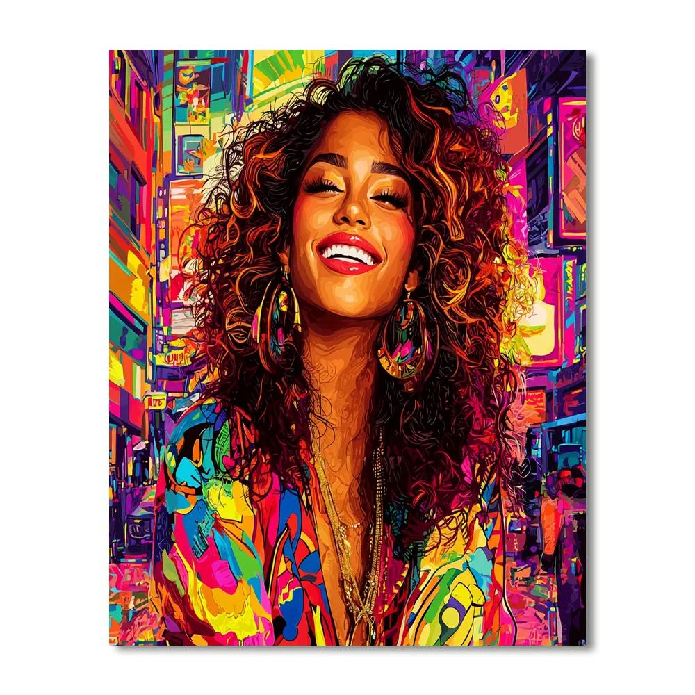 Zendaya: The Rising Star Shining Bright Painting Number Kit