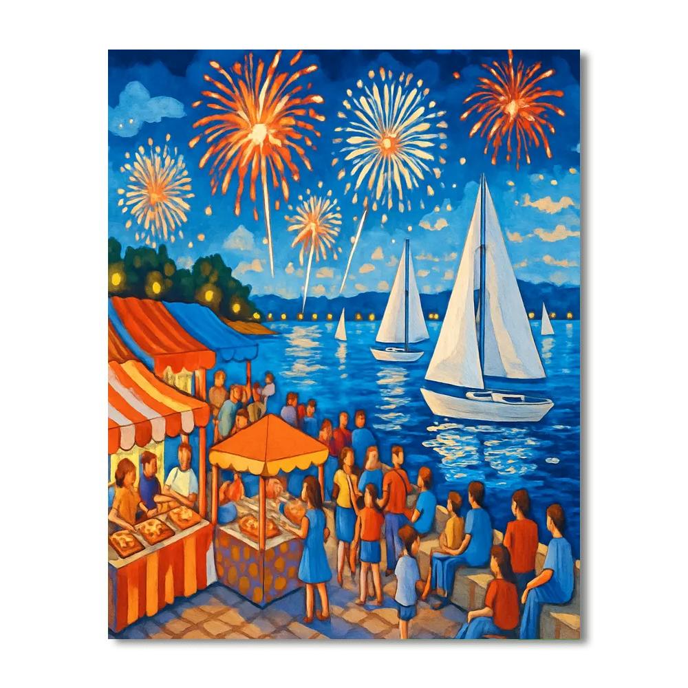 Festival Of Sails - Geelong, Australia Painting Number Kit