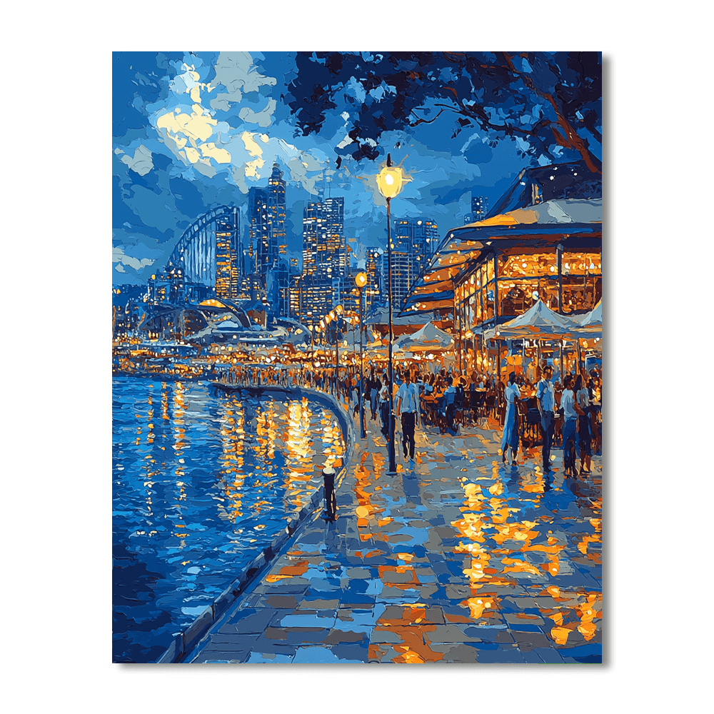 Darling Harbour - Sydney Painting Number Kit