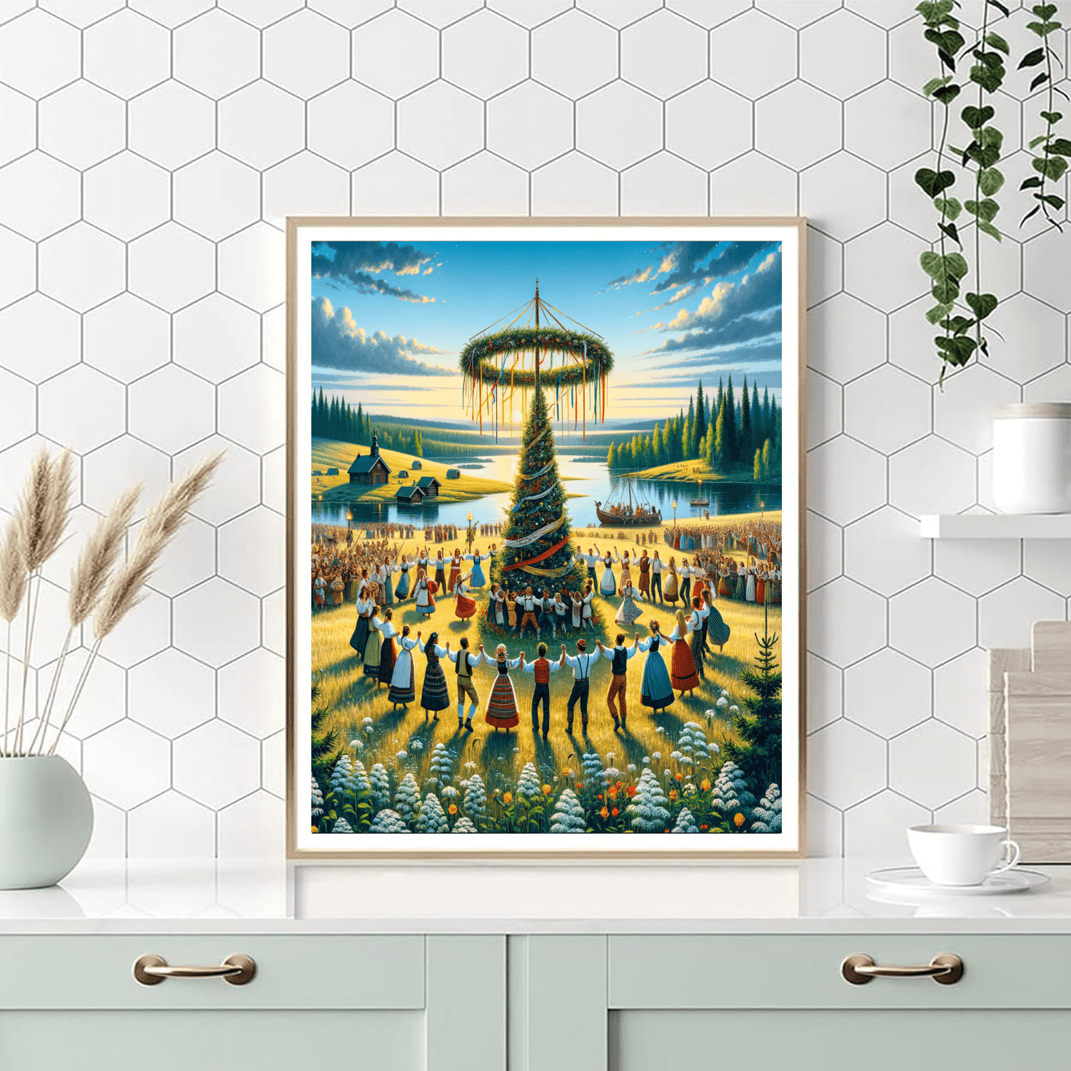 Midsummer Festival - Finland Paint By Number