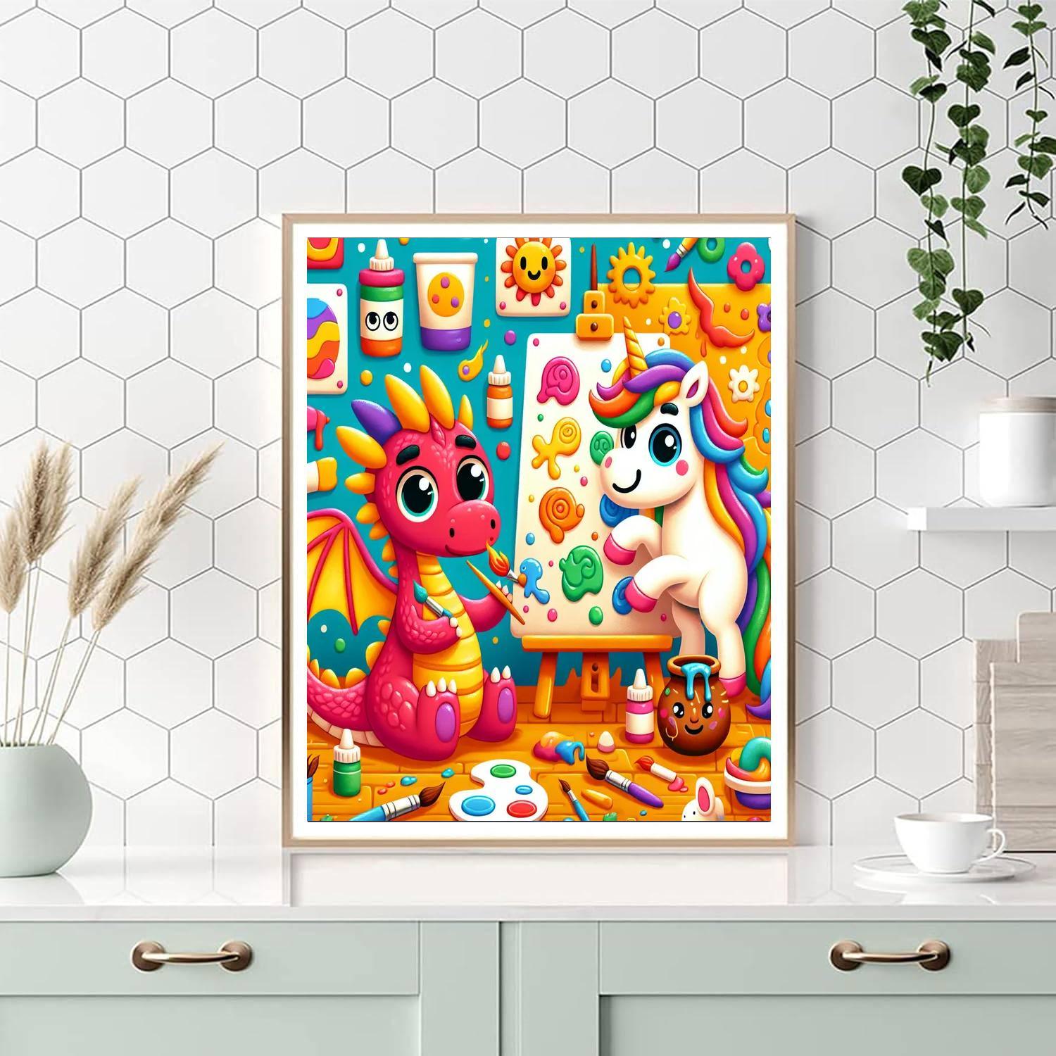Creative Creatures Painting Number Kit
