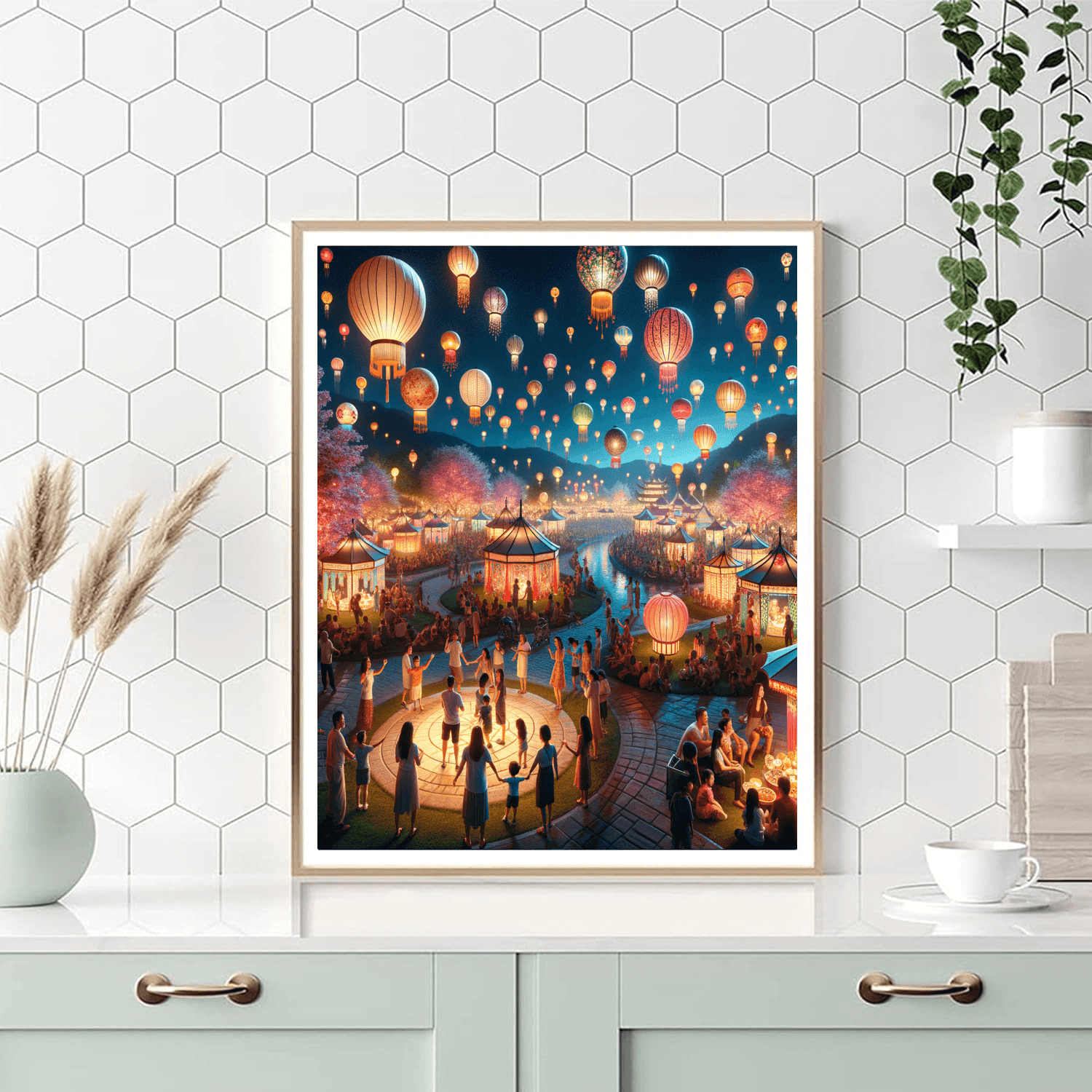 Lantern Festival Paint By Numbers Kits