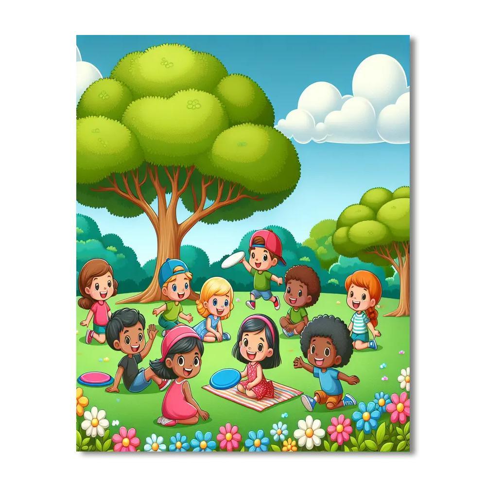 Sunny Park Adventures Paint By Number