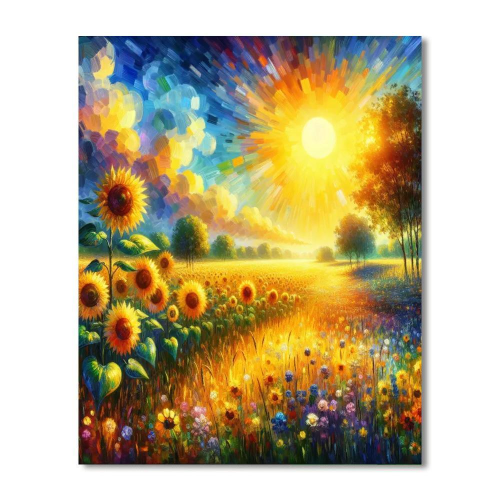 Sunny Escapade Painting By Numbers Kit
