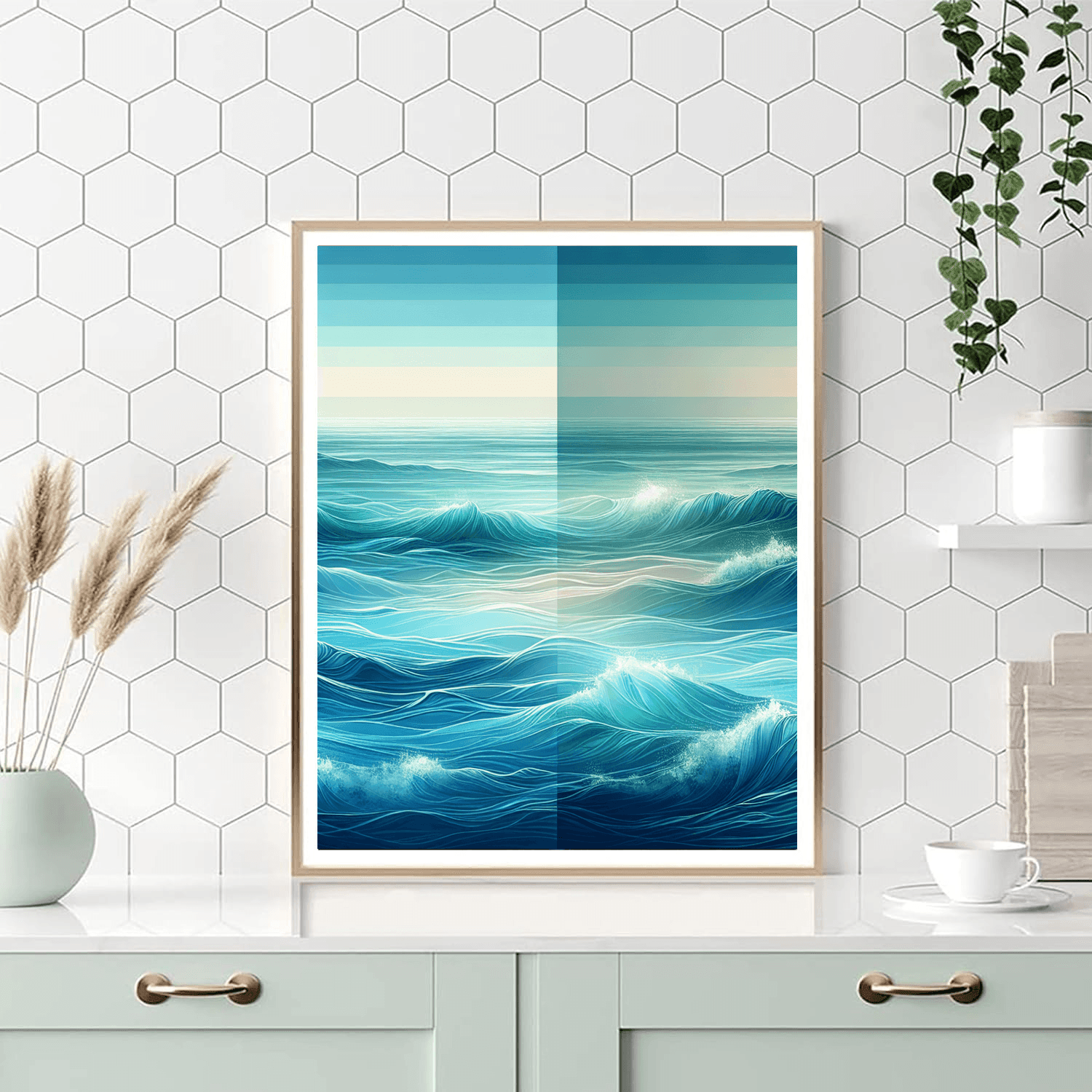 Meditative Ocean Waves Paint By Numbers Kits
