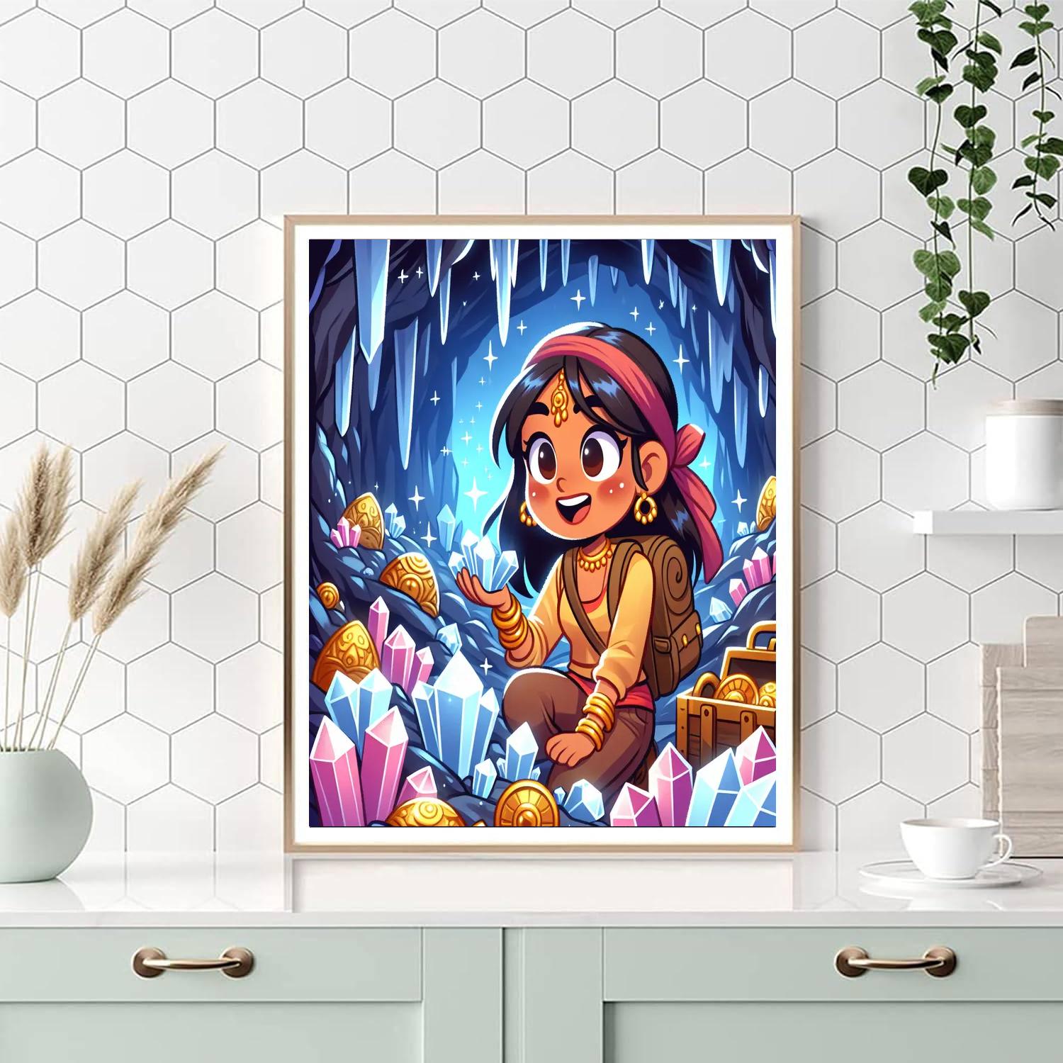 Mystic Cave Discovery Painting Number Kit