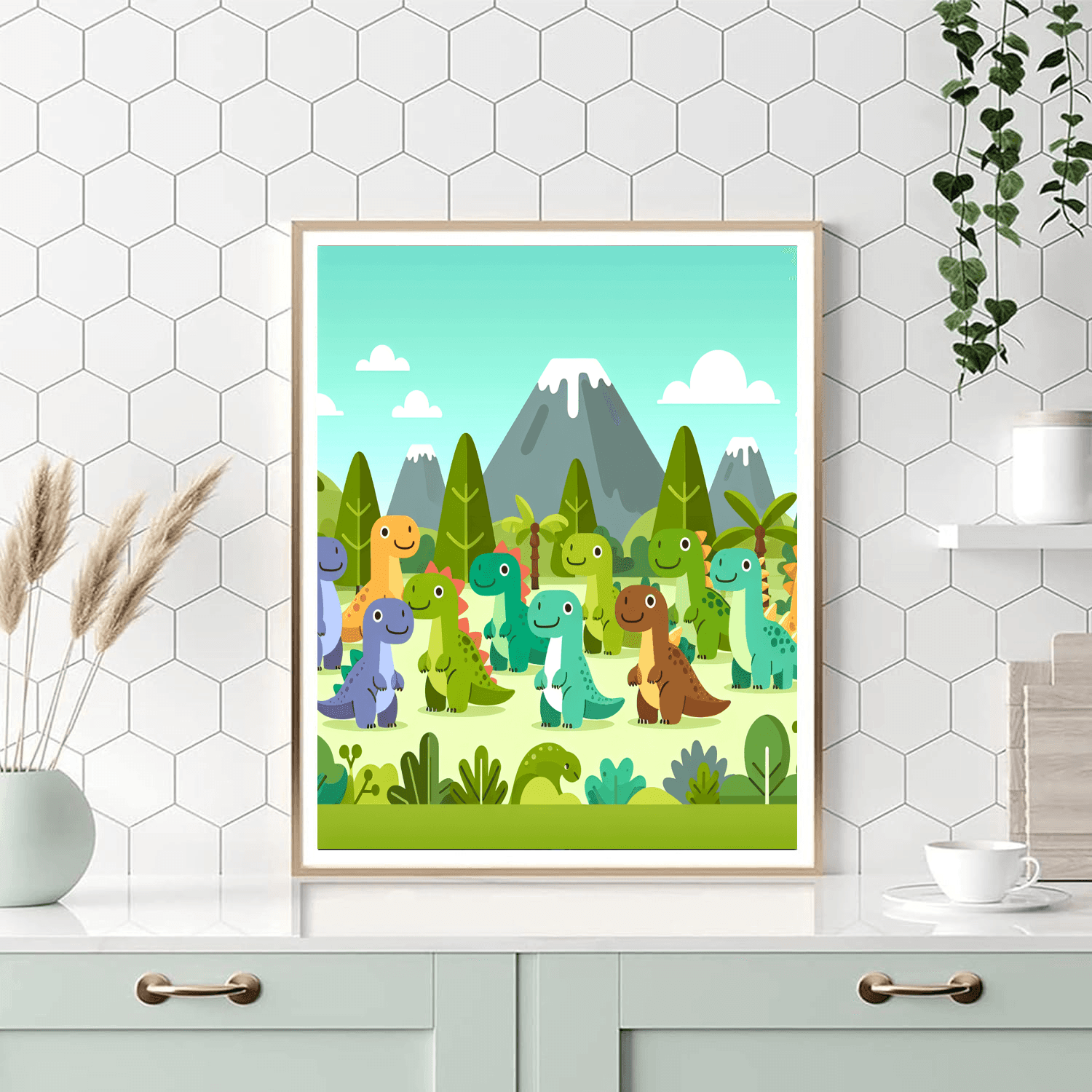 World Of Dinosaurs Paint By Number