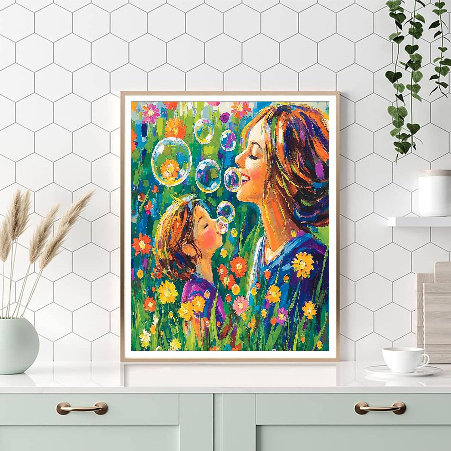 Joyful Bubble Fun Numbered Painting Kits