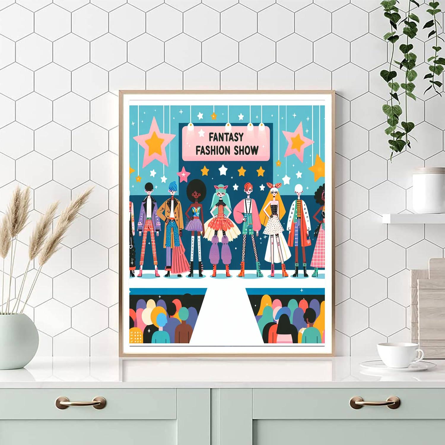 Funky Fashion Friends Painting By Numbers Kit