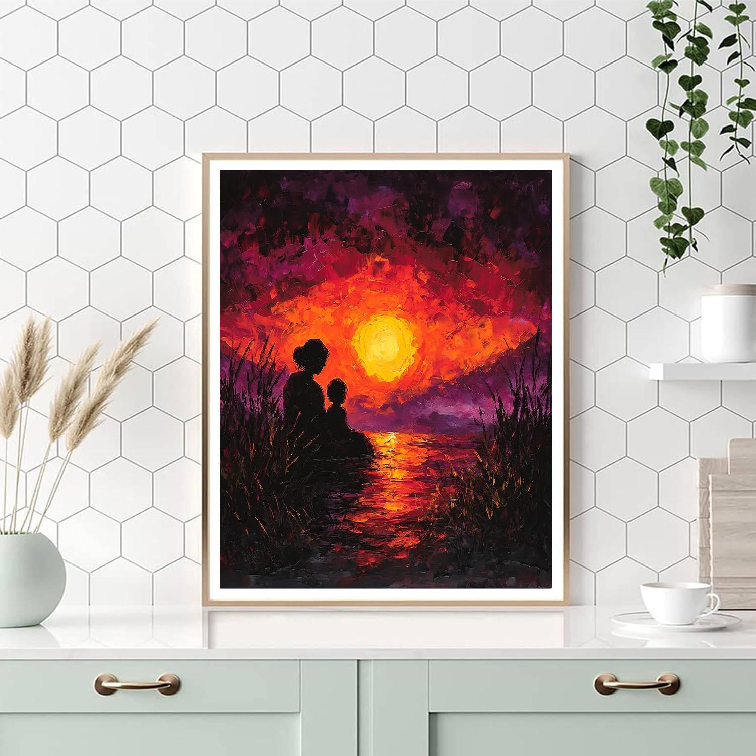 Shadows Of Sunset Painting Number Kit