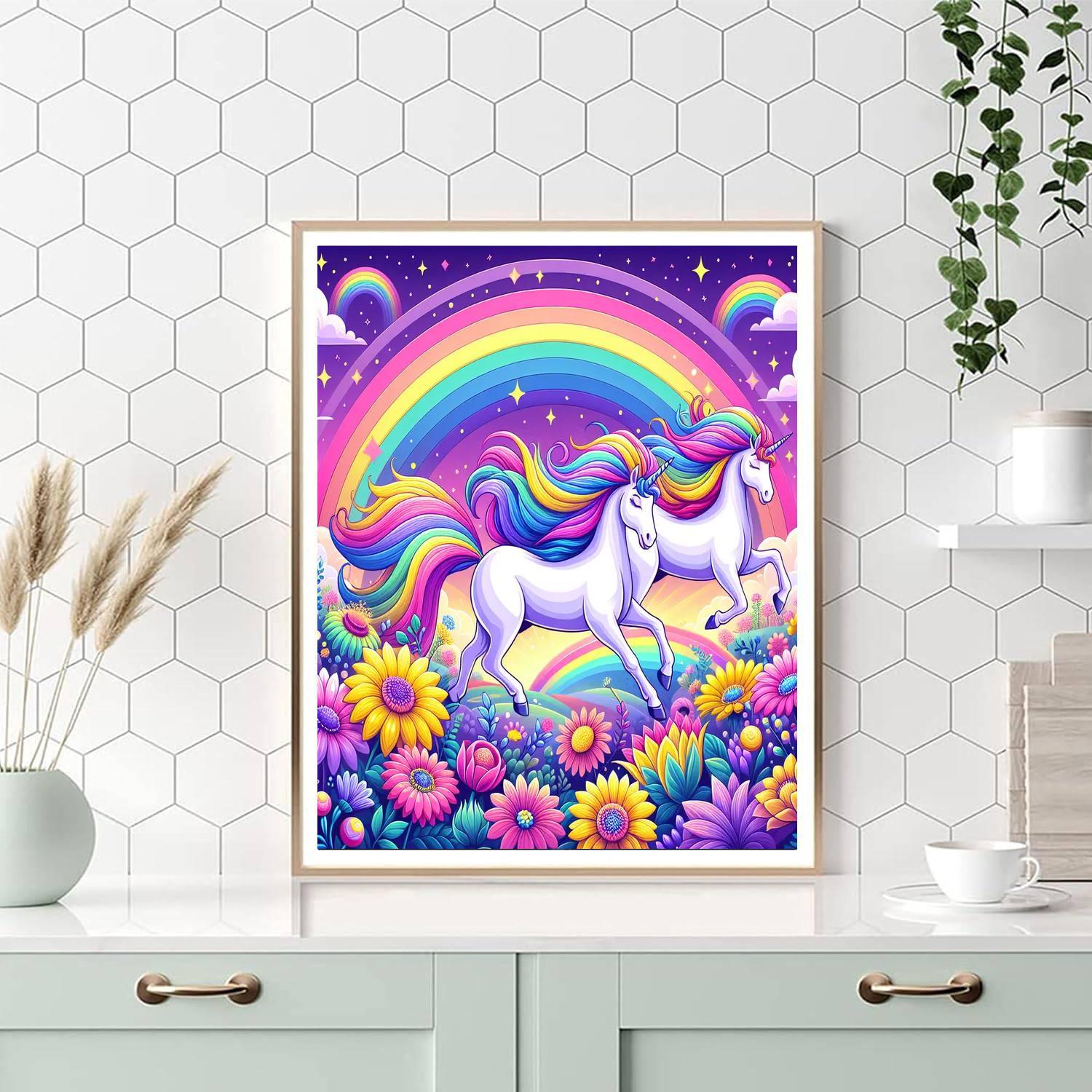 Magical Unicorn World Paint By Numbers
