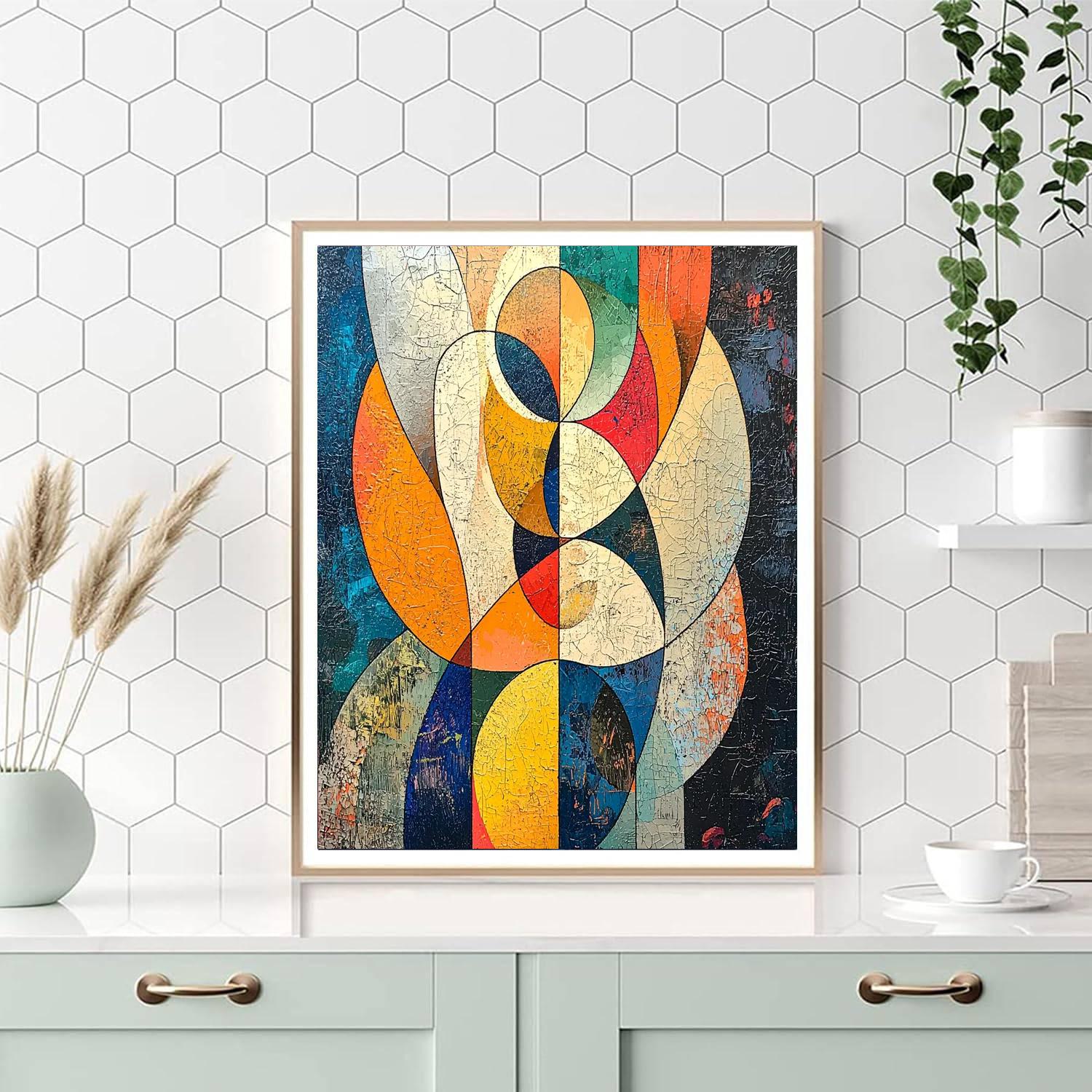 Frida Kahlo Inspired A Dance With Shadows  Paint By Numbers Art