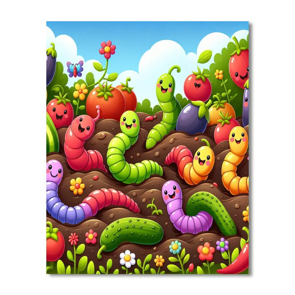 Wiggly Worm Adventures Paint By Color