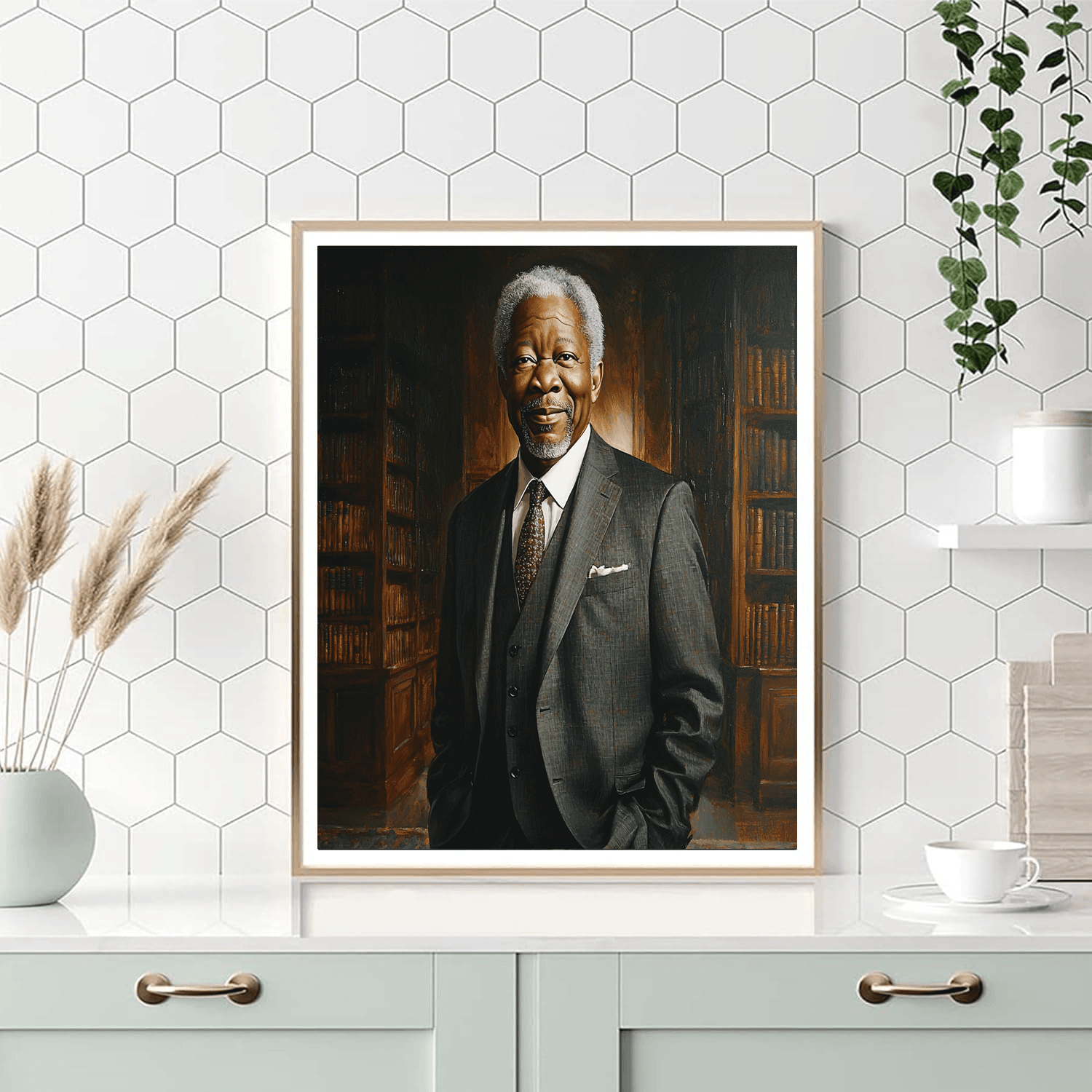 Morgan Freeman: The Resonant Voice Of Wisdom Paint By Numbers Kits