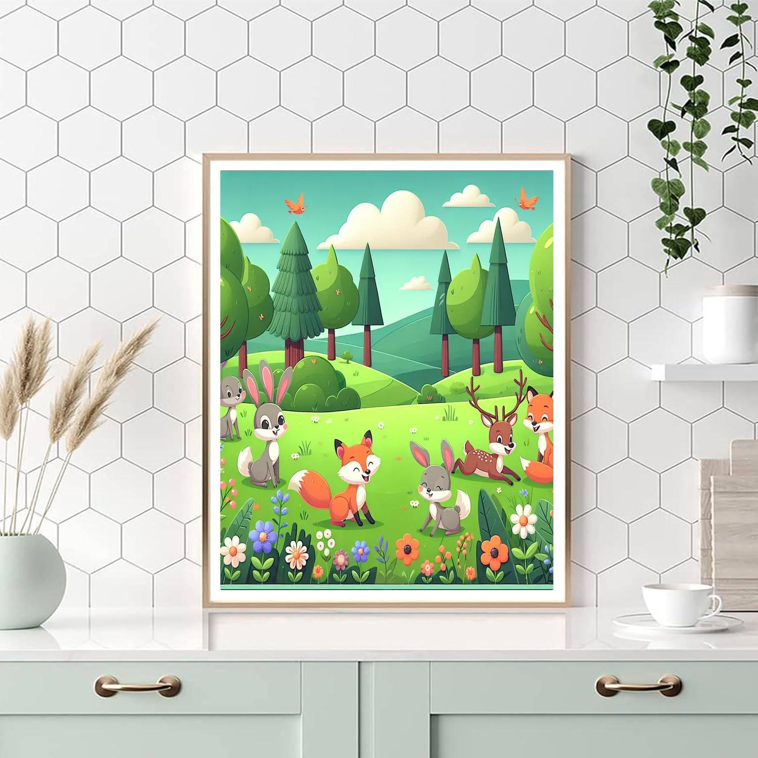 Fantastic Forest Paint By Number