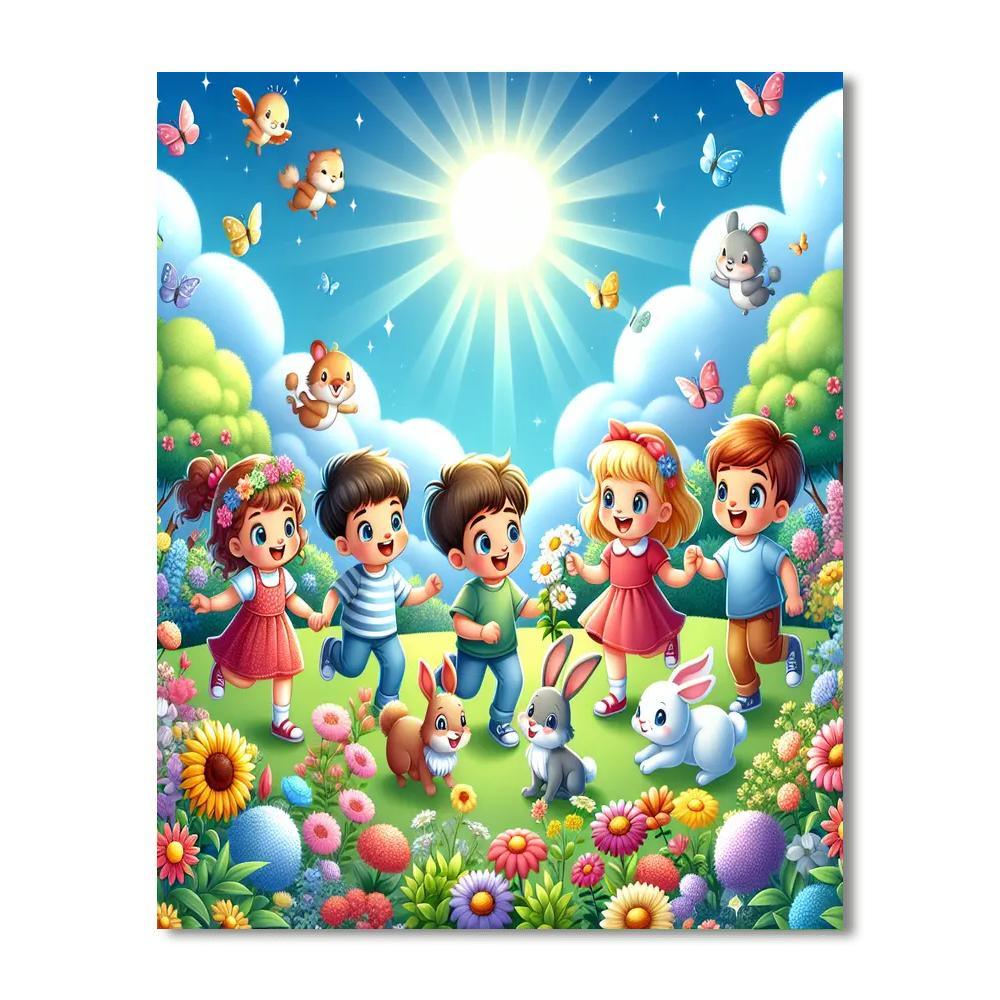 Enchanted Garden Adventure Paint By Numbers