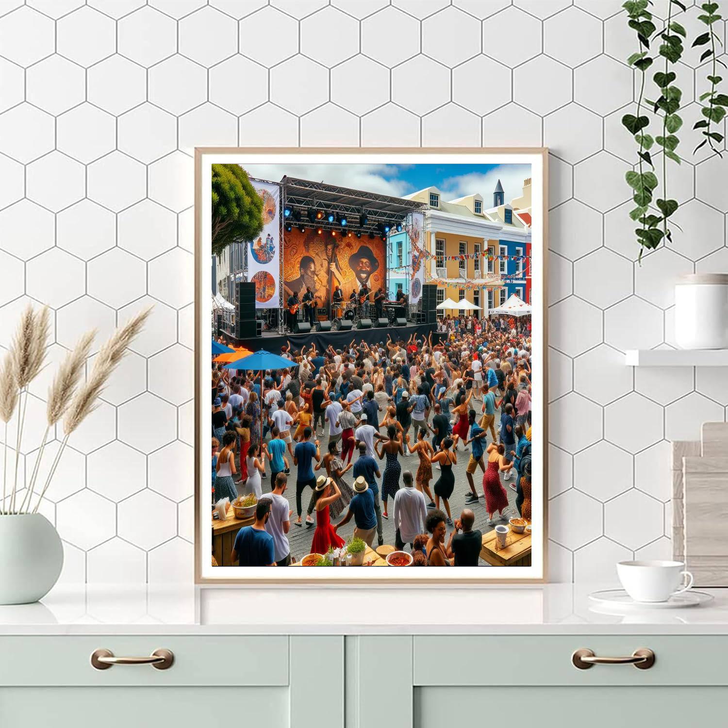 The Cape Town Jazz Festival Number Painting