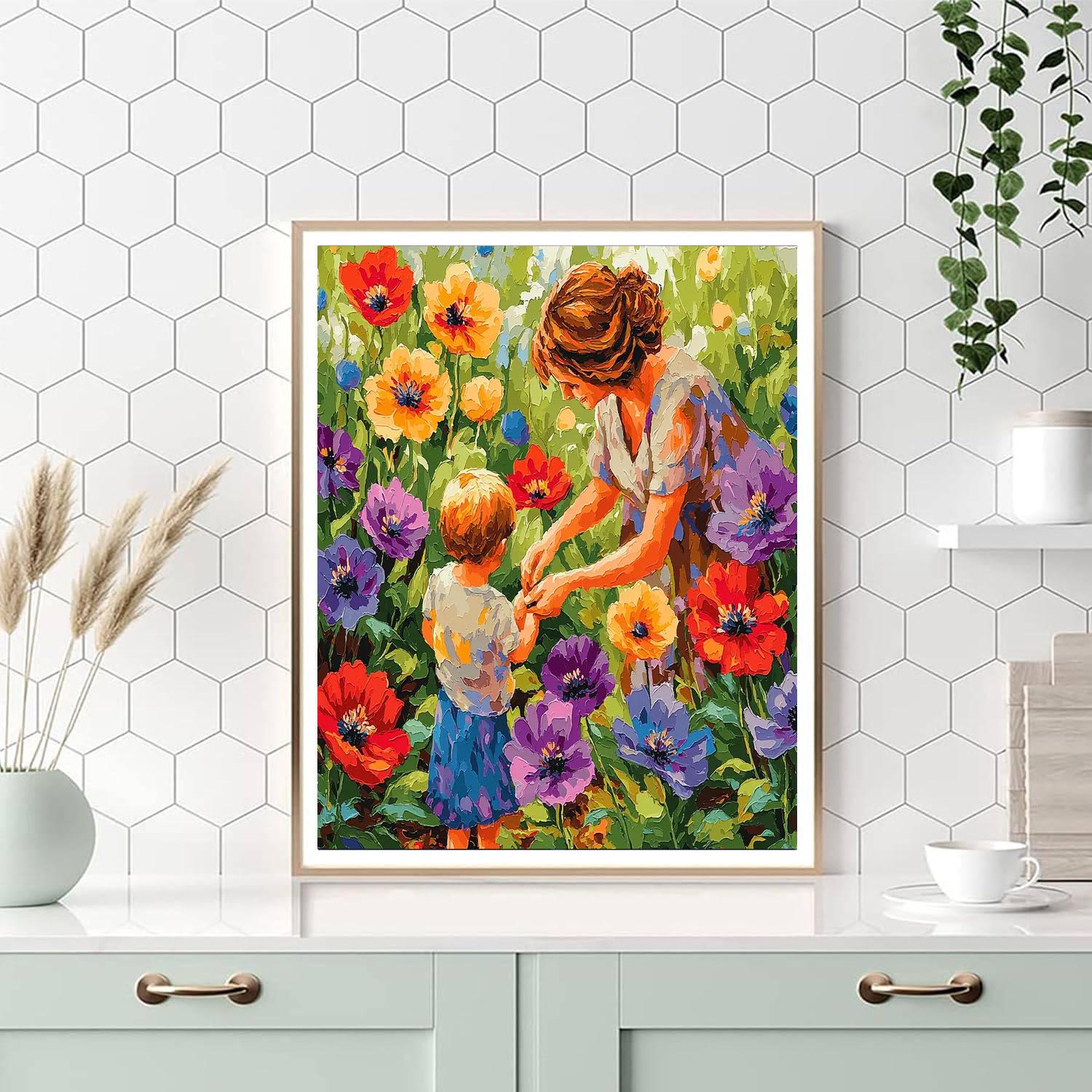 Garden Of Motherly Love Paint By Numbers