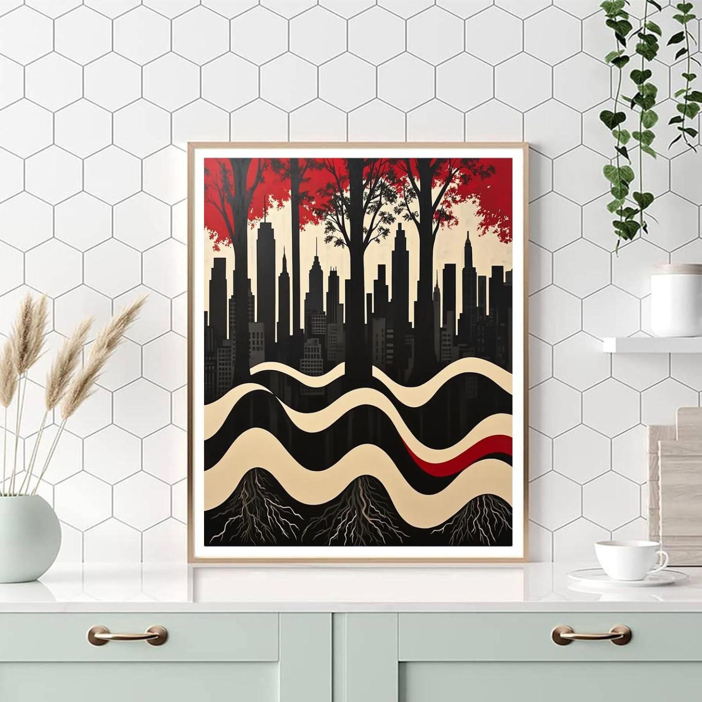 Banksy Inspired Urban Silence  DIY Paint By Numbers