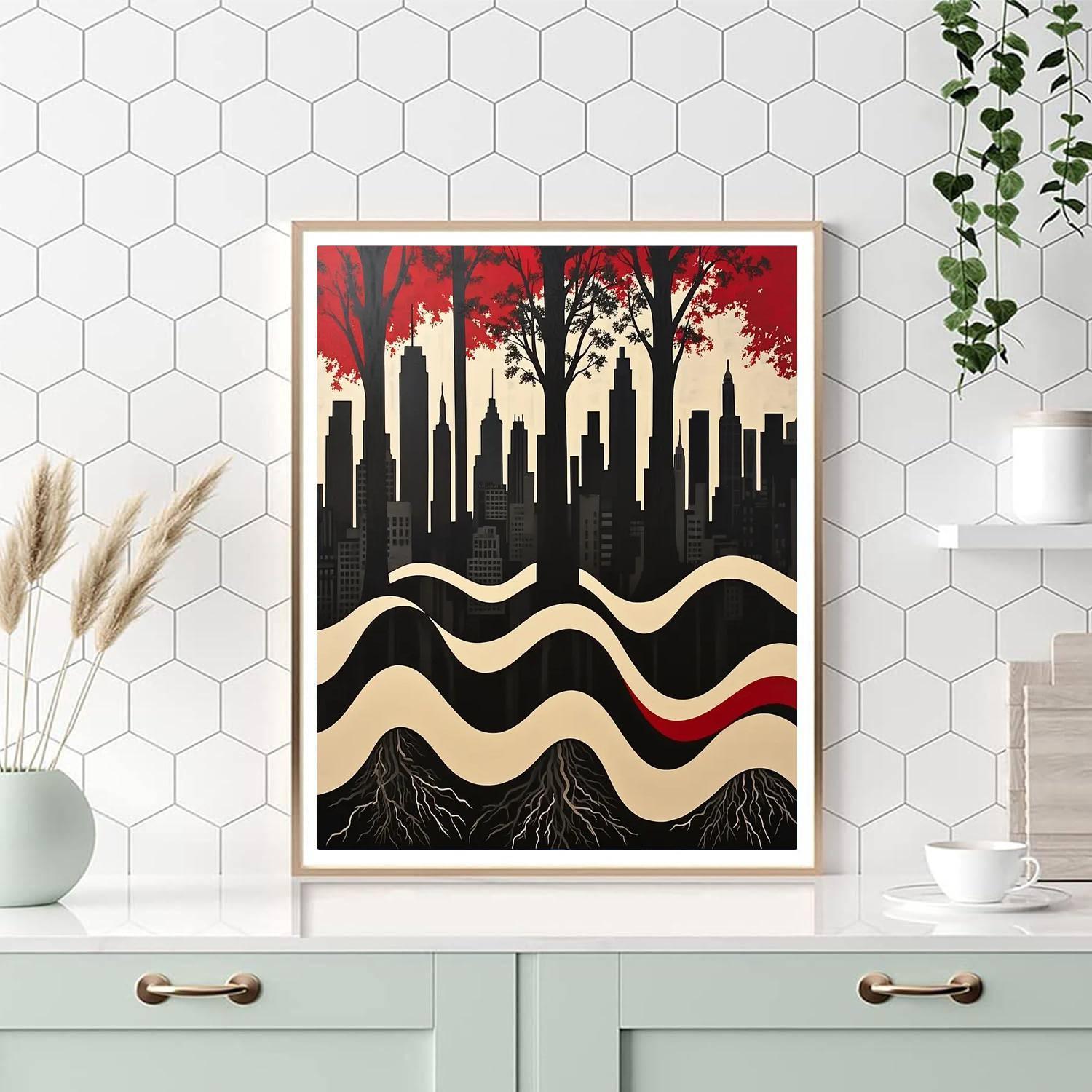 Banksy Inspired Urban Silence  DIY Paint By Numbers