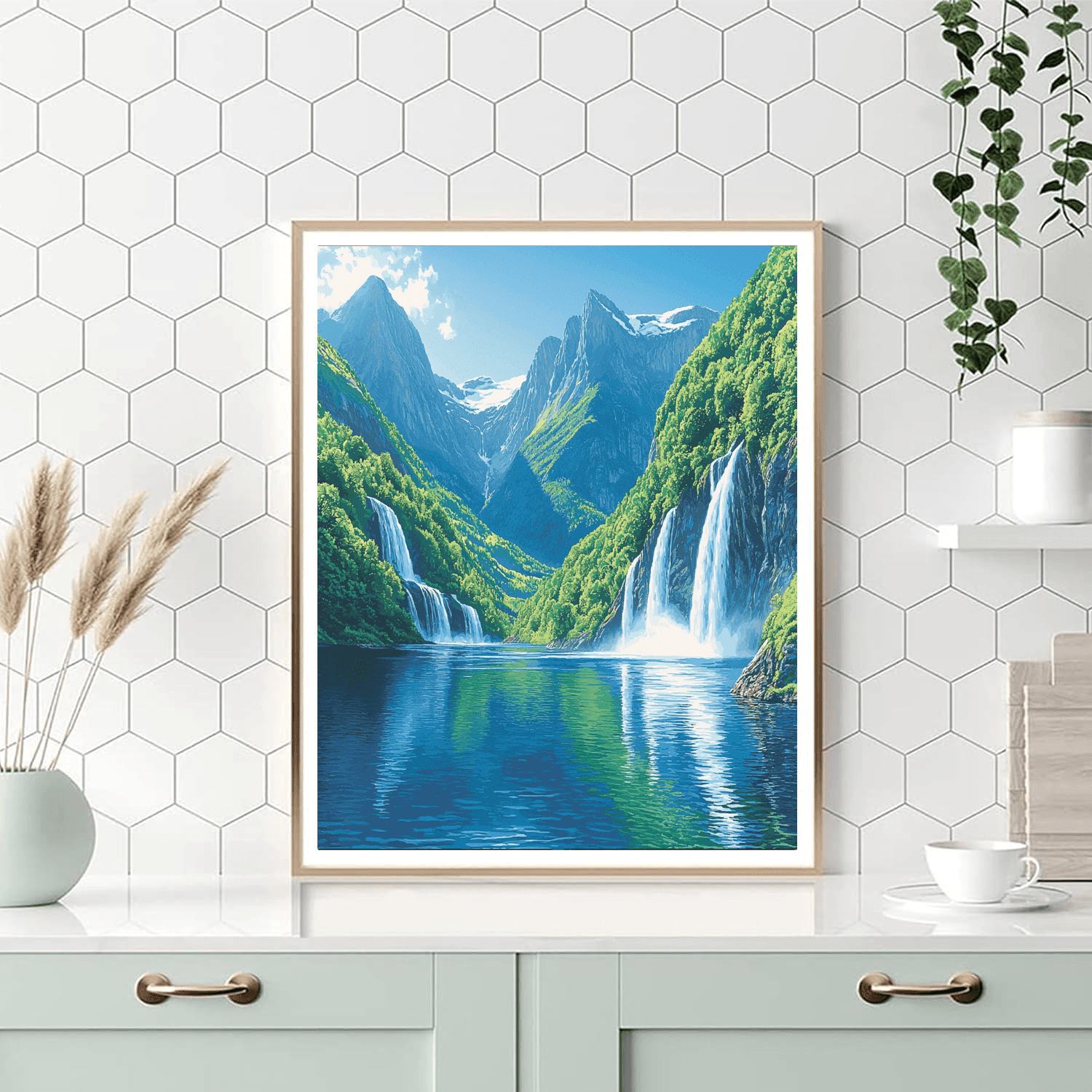 Geirangerfjord - Norway DIY Paint By Numbers