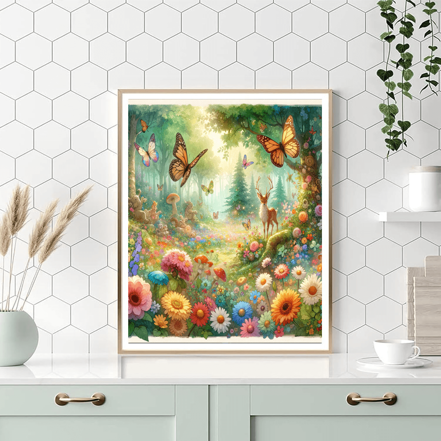Charming Fairytale Forest Paint By Color