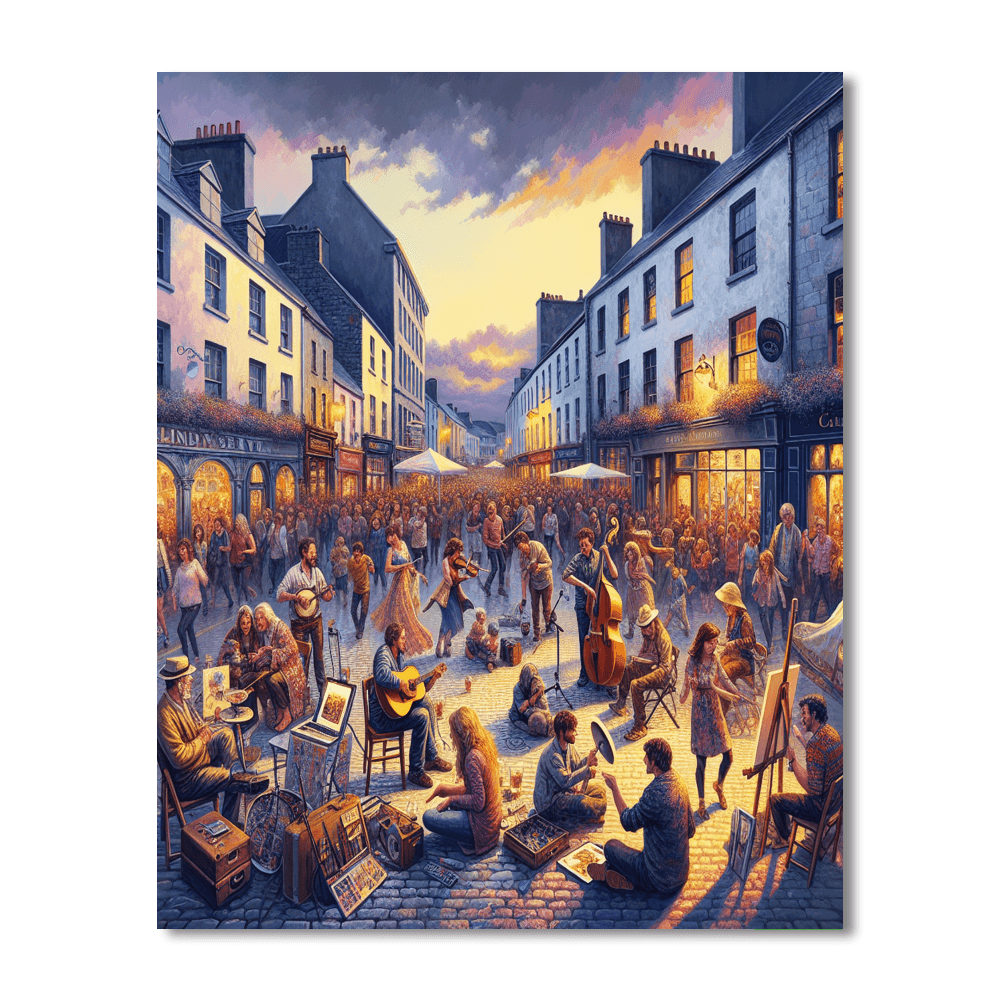 Galway International Arts Festival Number Painting