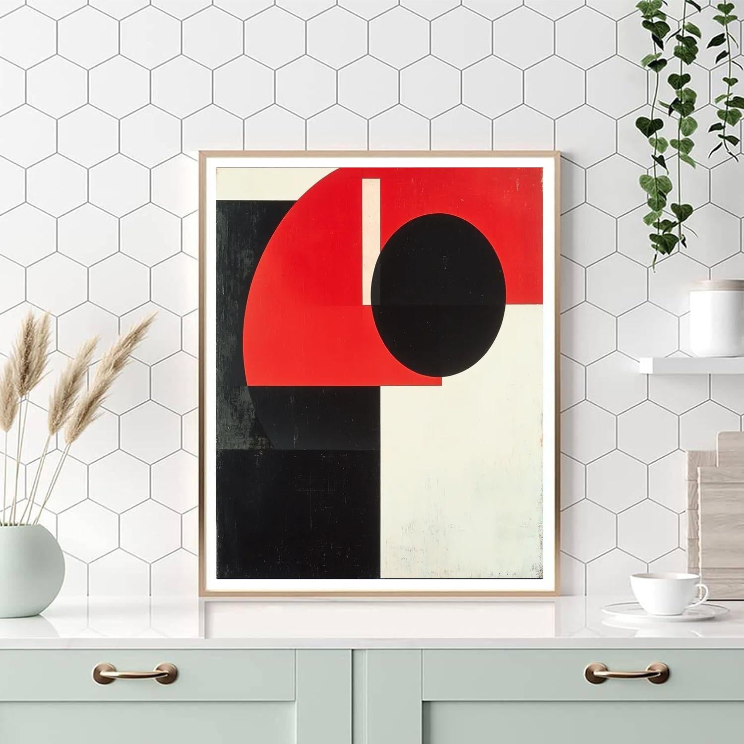 Kazimir Malevich Inspired Radiant Contrasts  DIY Paint By Numbers