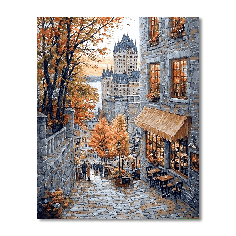 Old Quebec - Quebec City Paint By Numbers Kits