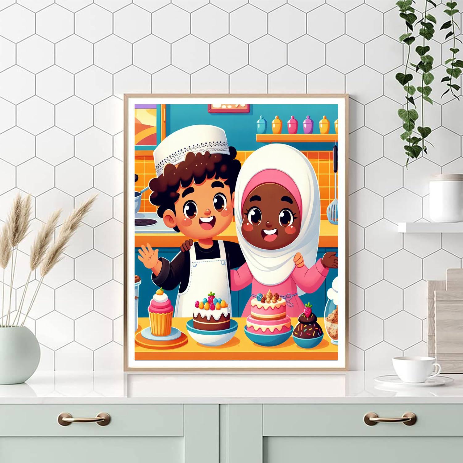 Baking Day DIY Paint By Numbers