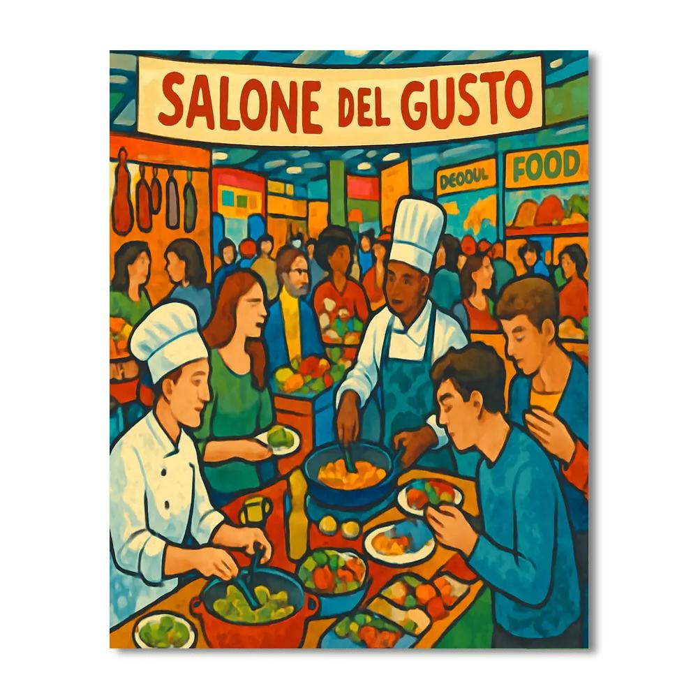 Salone Del Gusto DIY Paint By Numbers