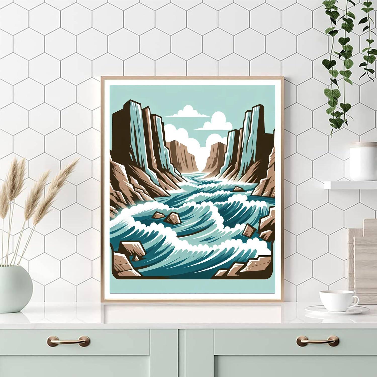 River Rapids Ride Paint By Color