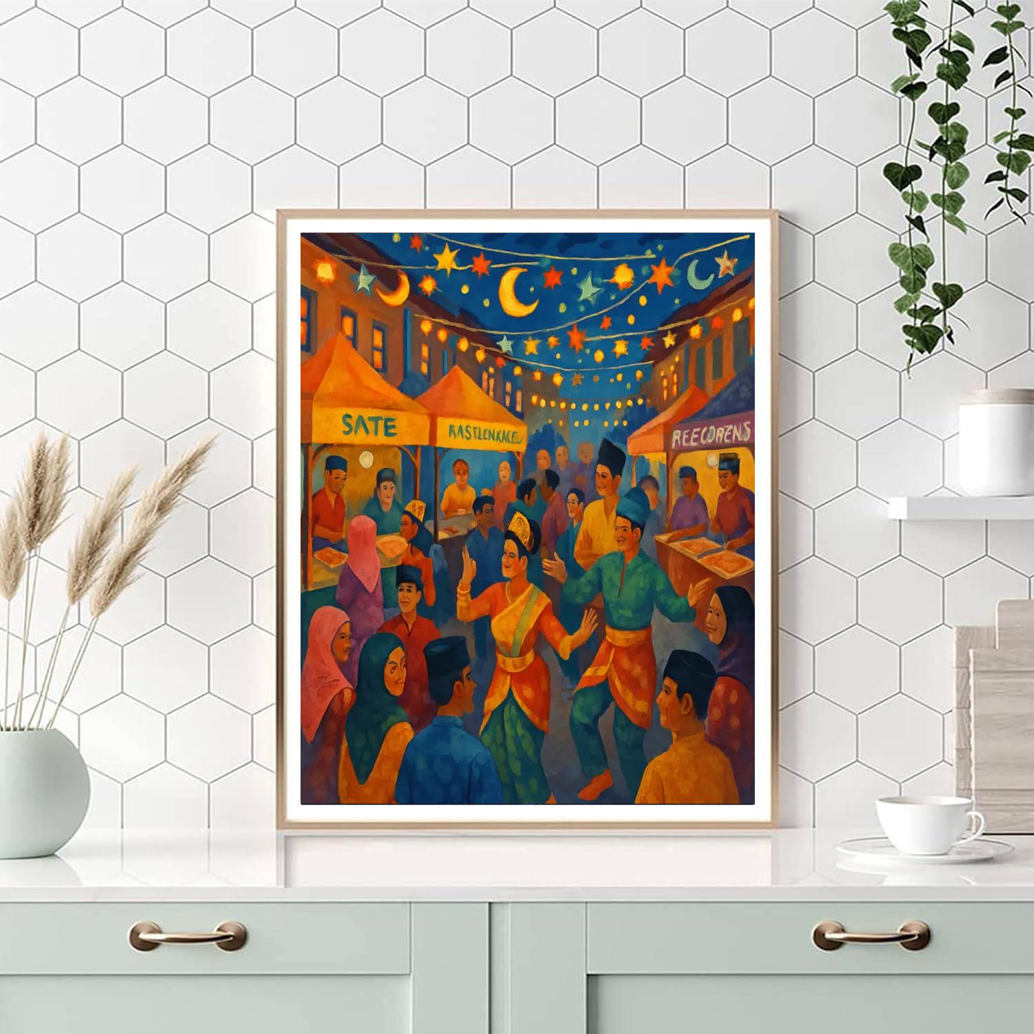 Eid Festival - Singapore Paint By Number