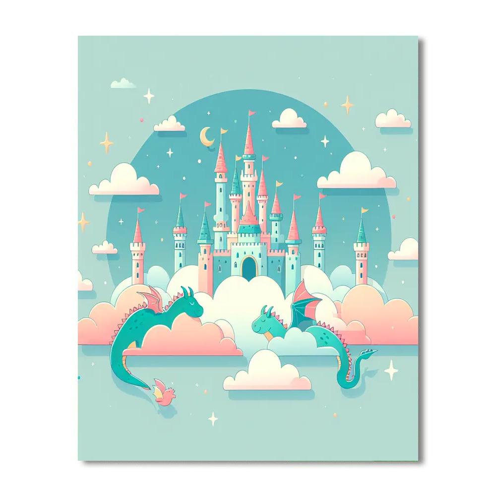 Sweet Dreams Cloud Kingdom Painting By Numbers Kit