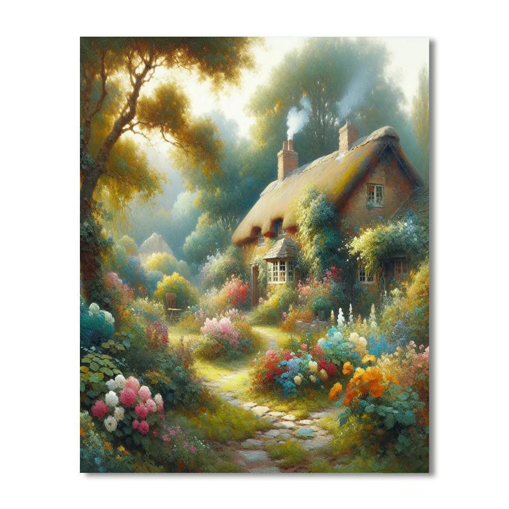 Enchanted Cottage Retreat Numbered Painting Kits