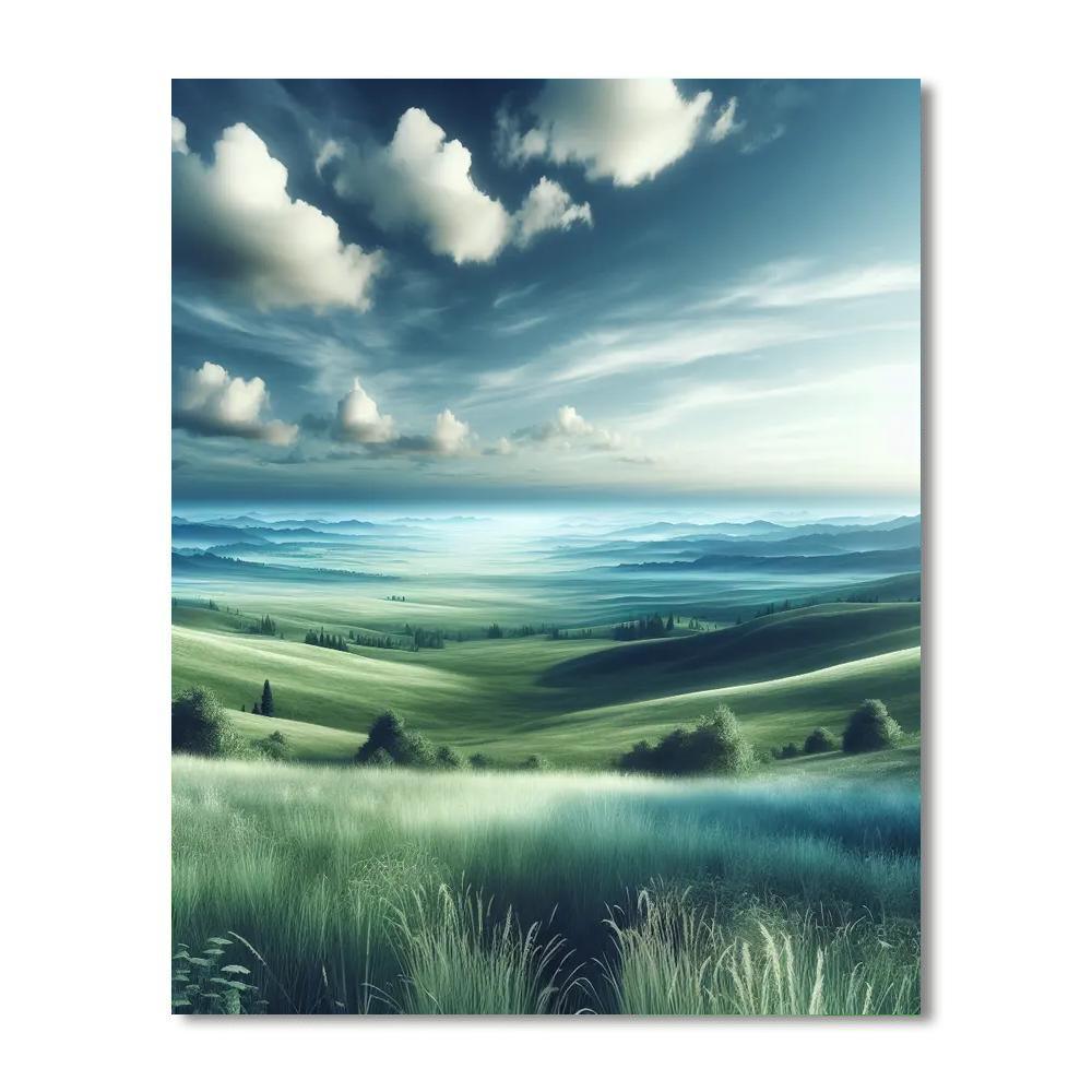 Quiet Meadow Solitude Paint By Color