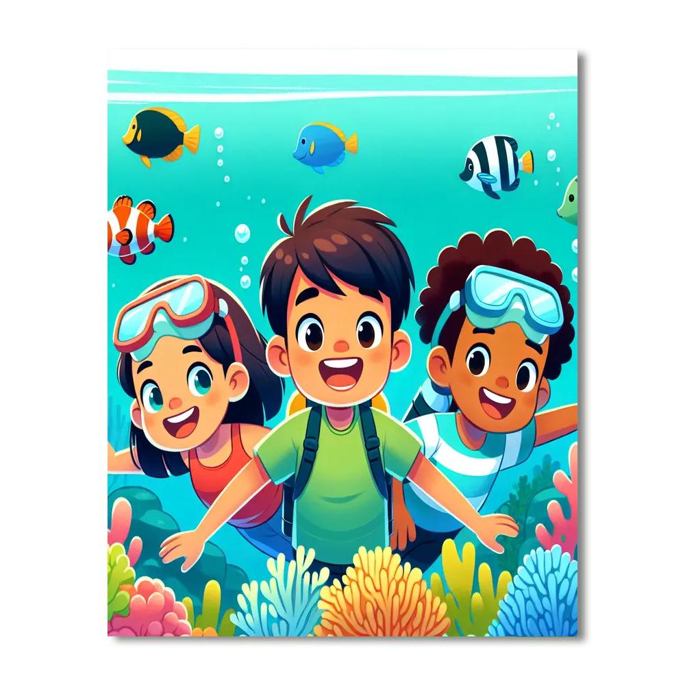 Undersea Explorers Club Number Painting