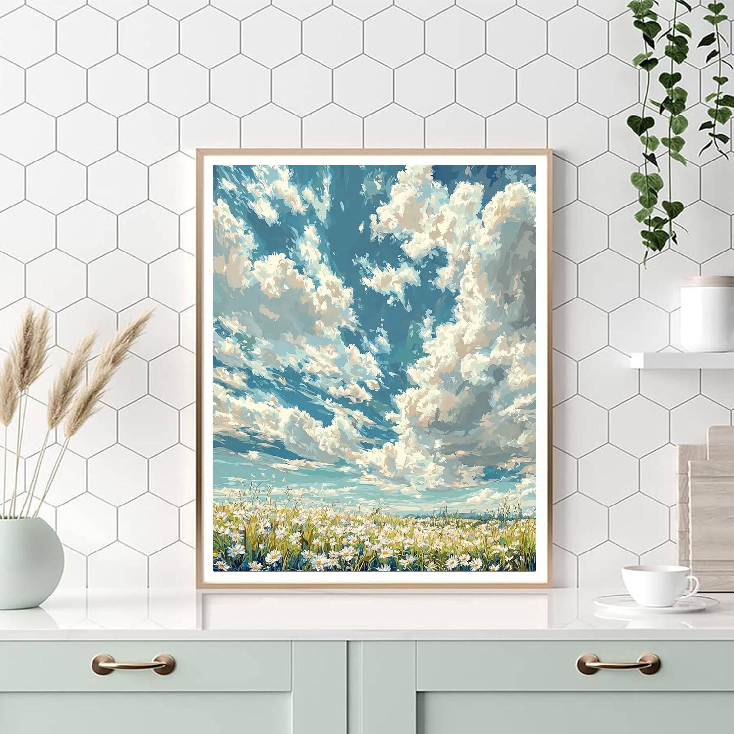 Dreams Among Clouds Number Painting