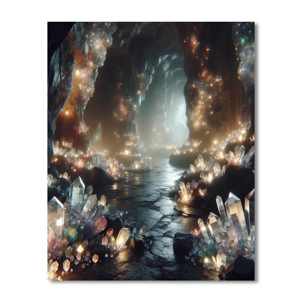 Mystical Cave Expedition DIY Paint By Numbers