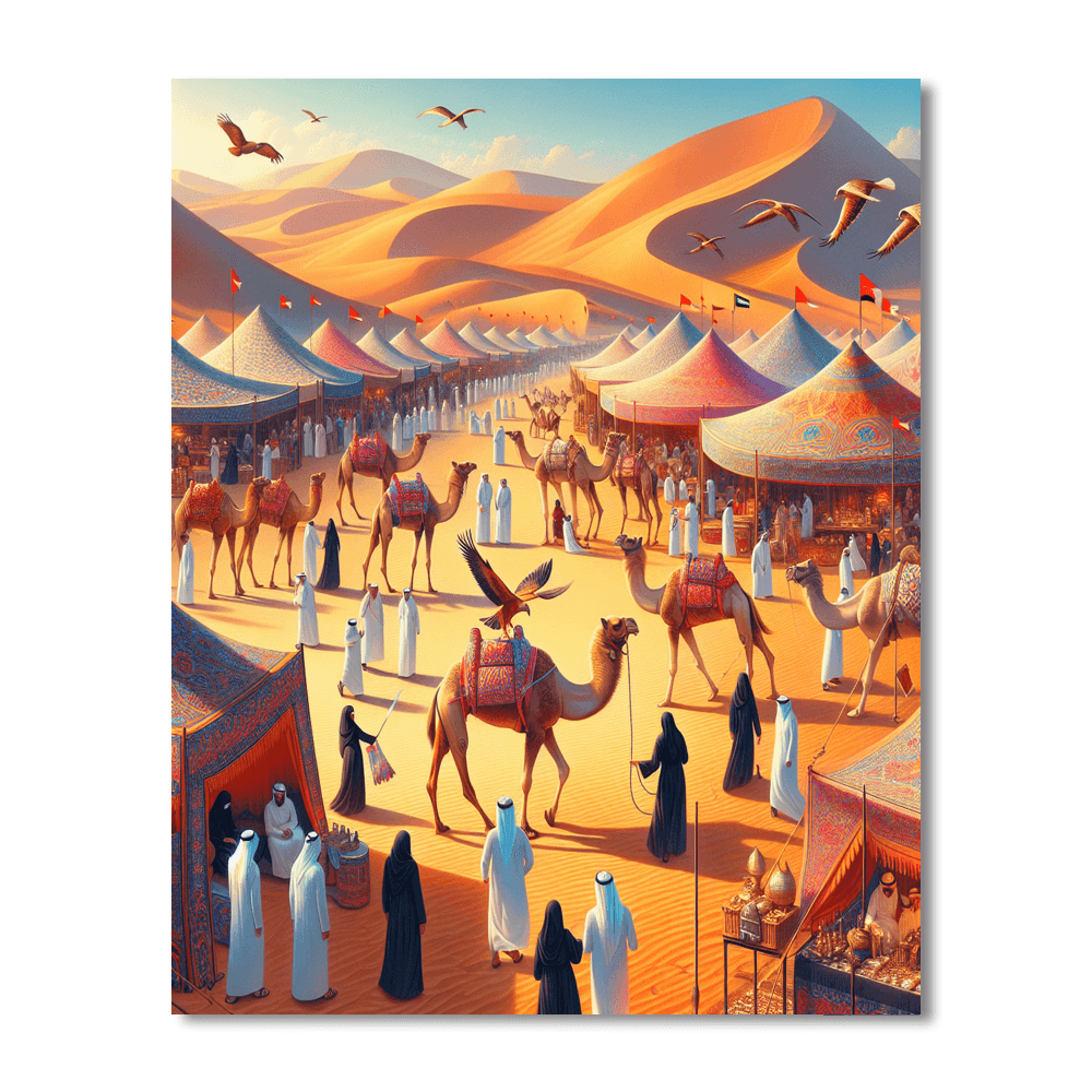 Al Dhafra Festival - Abu Dhabi, Uae Number Painting