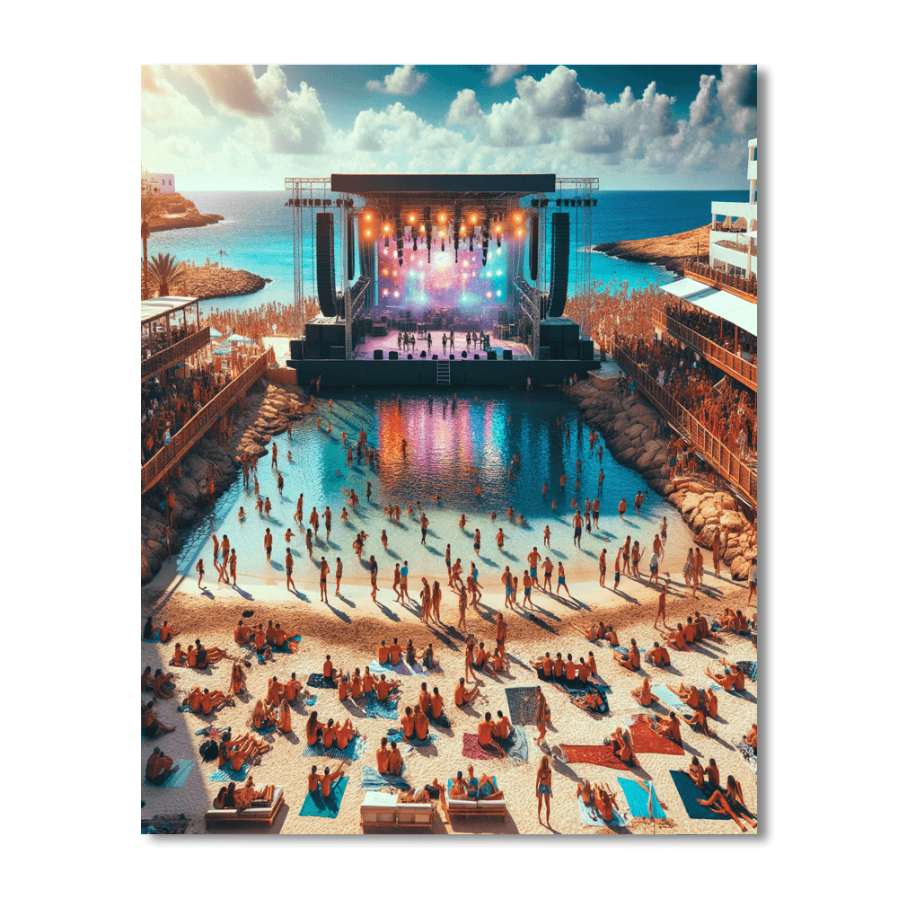 Festival Internacional De Benicàssim - Valencia Numbered Painting Kits
