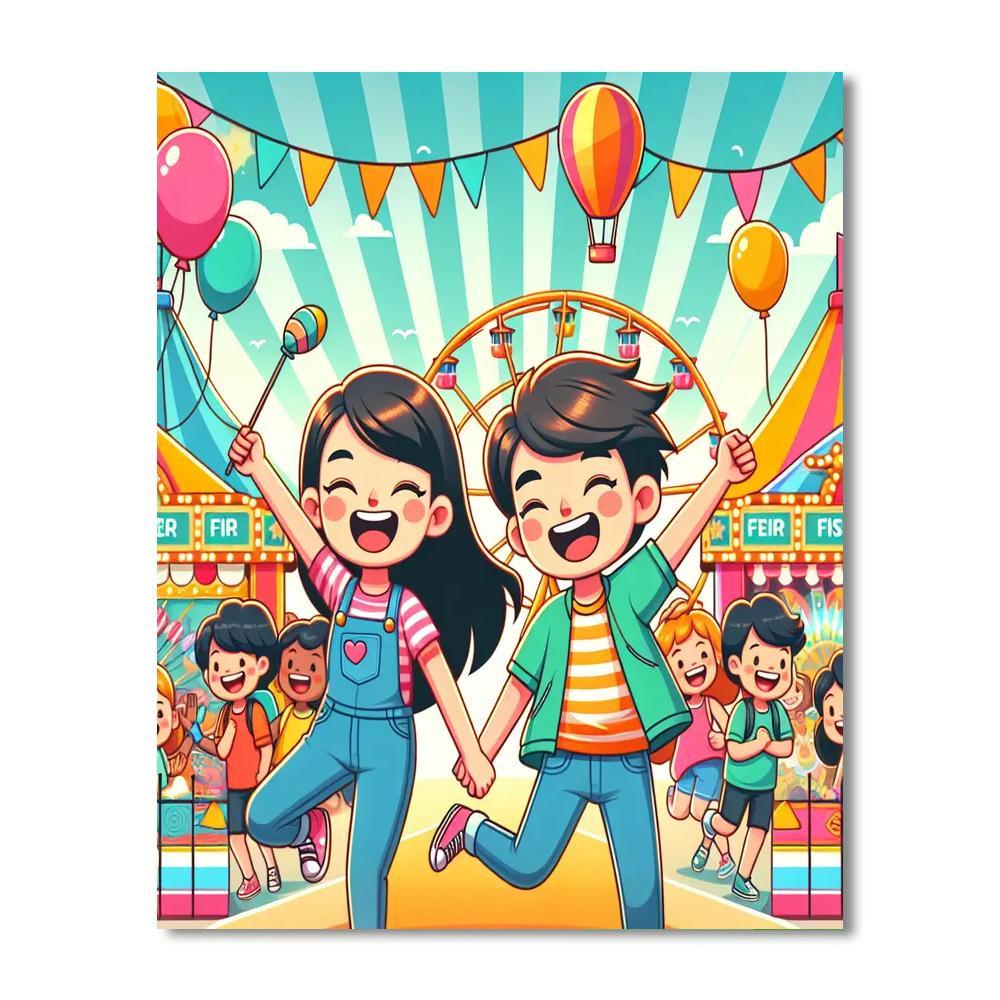Carnival Fun Paint By Numbers