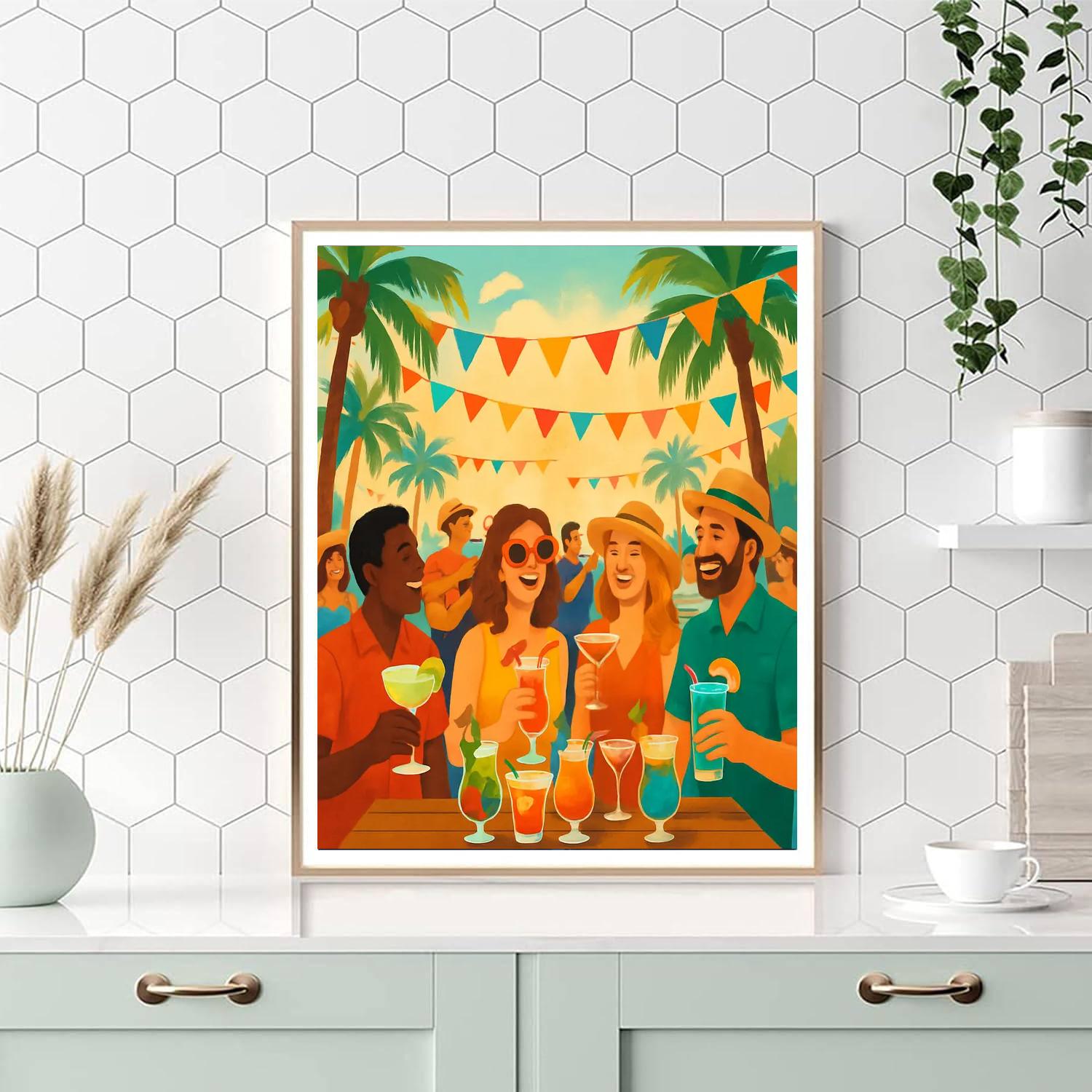 Harvey's Wallbanger Day DIY Paint By Numbers